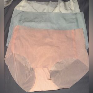 Seamless Women's Panties - Pink, Blue, White